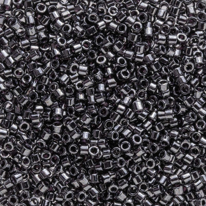 Miyuki Delica Seed Beads Bundle: Size 11/0, Midnight Palette Collection DB1, DB10, DB321-3 Tubes of 7.2 Grams - Image 4